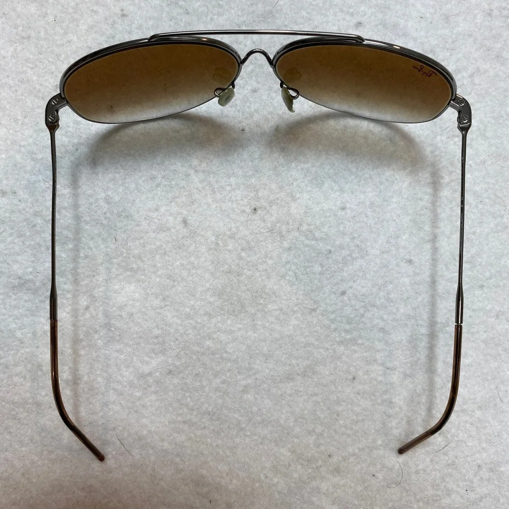 Ray-Ban RB R0101S Aviator Reverse Sunglasses Gunmetal Brown Gradient 62mm